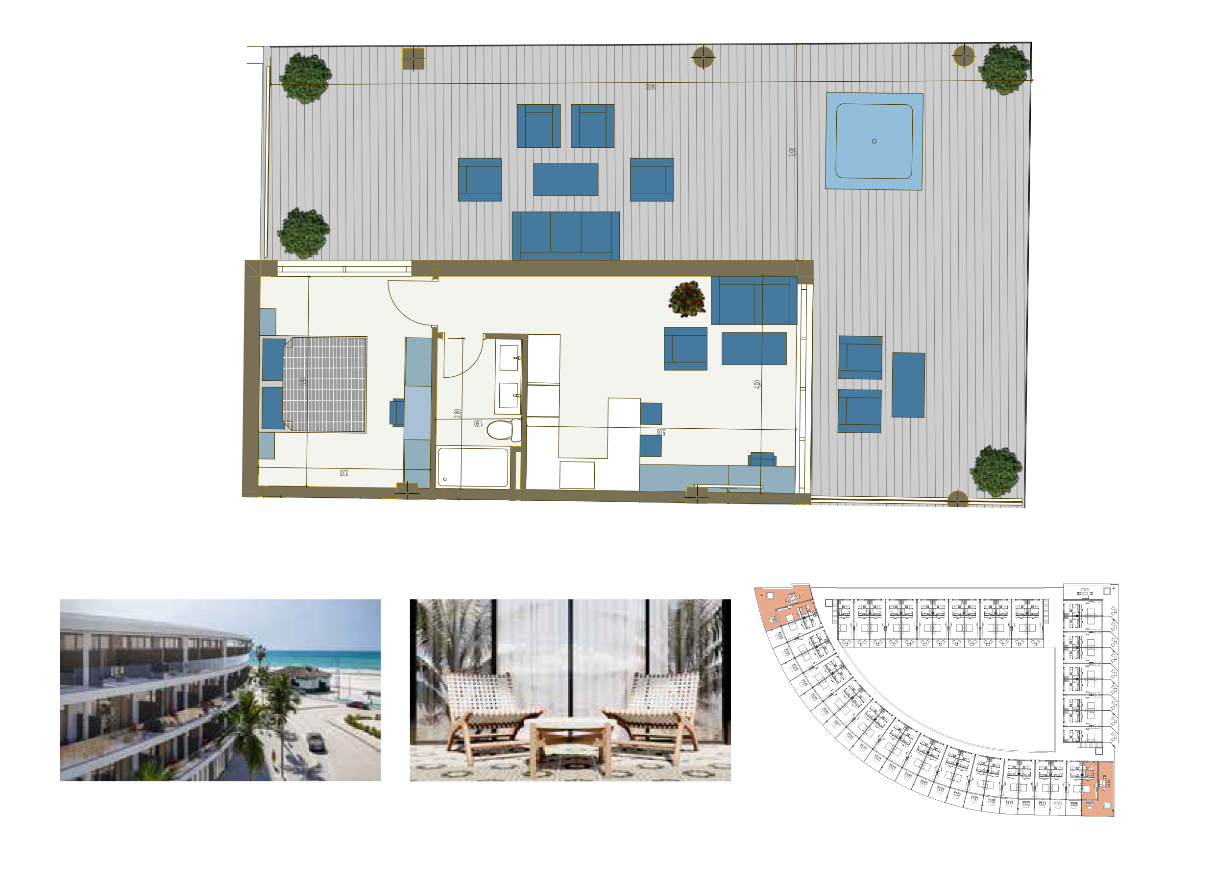 Corner Penthouse — Strandzijde